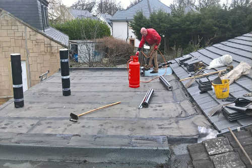 Flat Roof installation Edinburgh